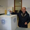 Fabbio vota e fa visita ai seggi