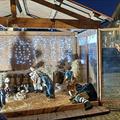 Benedetto il Presepe storico del Movimento Cristiano Lavoratori in piazza della Gambarina